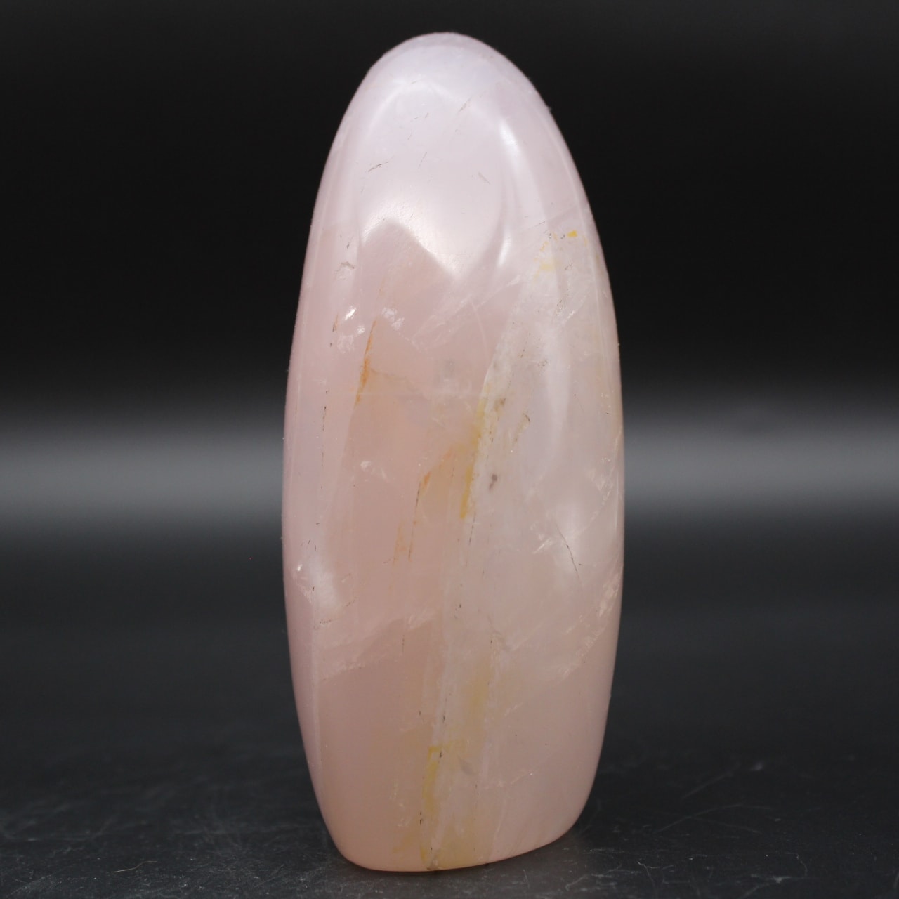 Coeur de Quartz Naturel Rose de Madagascar