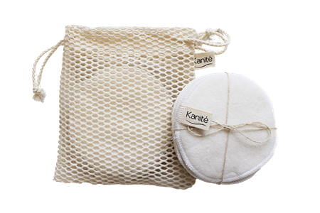 5 cotons démaquillants lavables bio - f