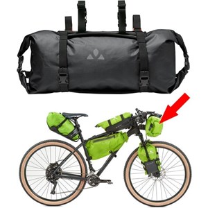 Sacoche guidon vélo vaude trailfront ii noire