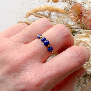 Bague romy lapis lazuli