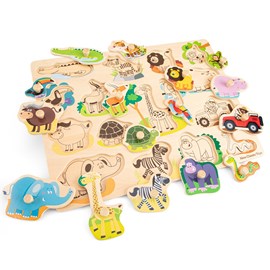 Grand puzzle safari 16 pcs