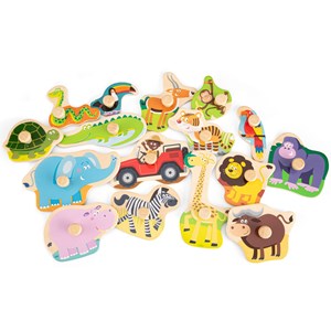 Grand puzzle safari 16 pcs