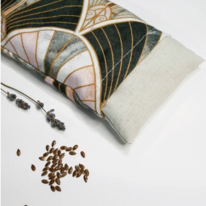 Coussin yeux lin lavande - luna