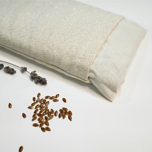 Coussin yeux lin lavande - holi