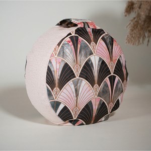 Coussin de méditation bas - zafu rosa