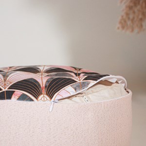 Coussin de méditation bas - zafu rosa