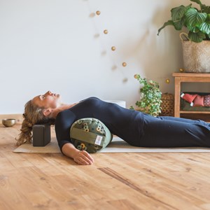 Coussin de yoga - bolster - floral