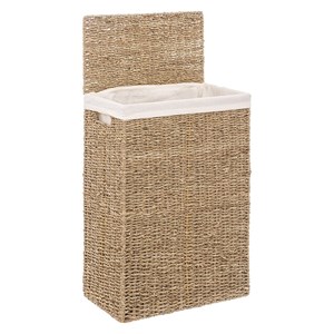 Panier à linge rectangle seagrass