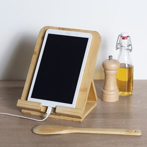 Support tablette bambou