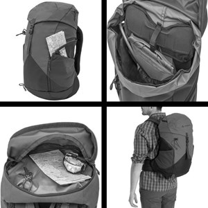 Sac à dos vaude jura 24 noir