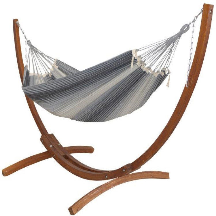 Tropical Influences - Hamac sur pied latino xxl 3 gris