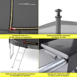 Trampoline classique ø305cm jump4fun