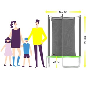 Trampoline cocon ø150cm jump4fun