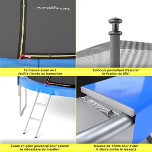 Trampoline classique ø244cm jump4fun