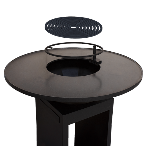 Grille à Bras Oscillant Ex Militaire Pour Cuisson Feu De Camp – Set 5 Pièces