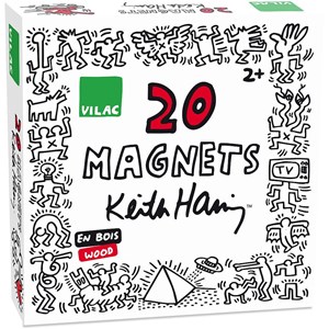 Coffret 20 magnets keith haring