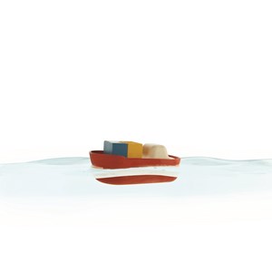 Grand bateau modulable rouge 21 cm