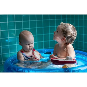 Grand bateau modulable rouge 21 cm
