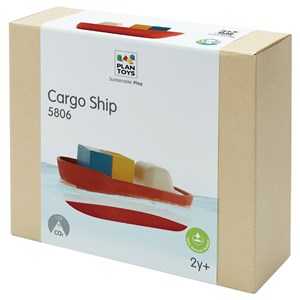Grand bateau modulable rouge 21 cm