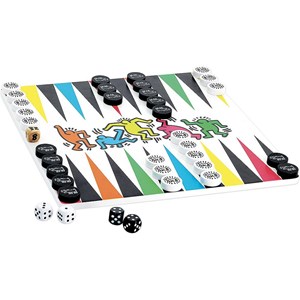 Jeu de dames backgammon keith haring