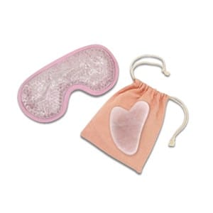 Gua sha quartz rose + masque relaxation