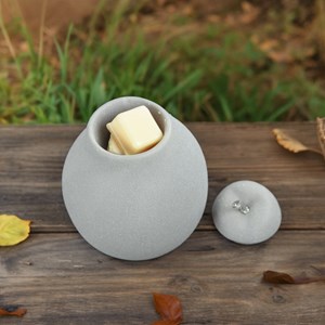 Brûle-parfum en ciment belle hélène