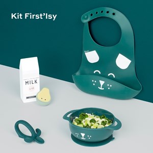 Coffret repas first'isy - chien Bleu