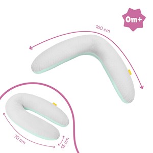 Coussin de maternité - fluffy Bleu