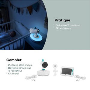 Babyphone vidéo - yoo moov - 360°