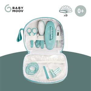 Trousse de soin - 9 accessoires - aqua Bleu
