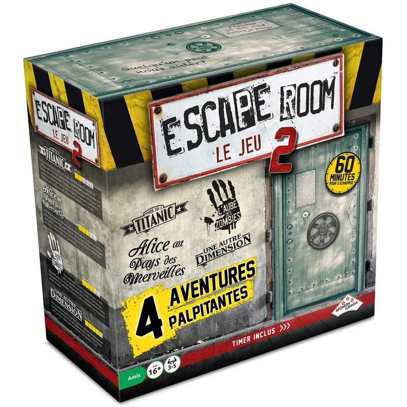 Escape games 2 - coffret de 4 jeux