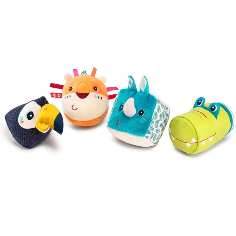 Set de 4 formes jungle