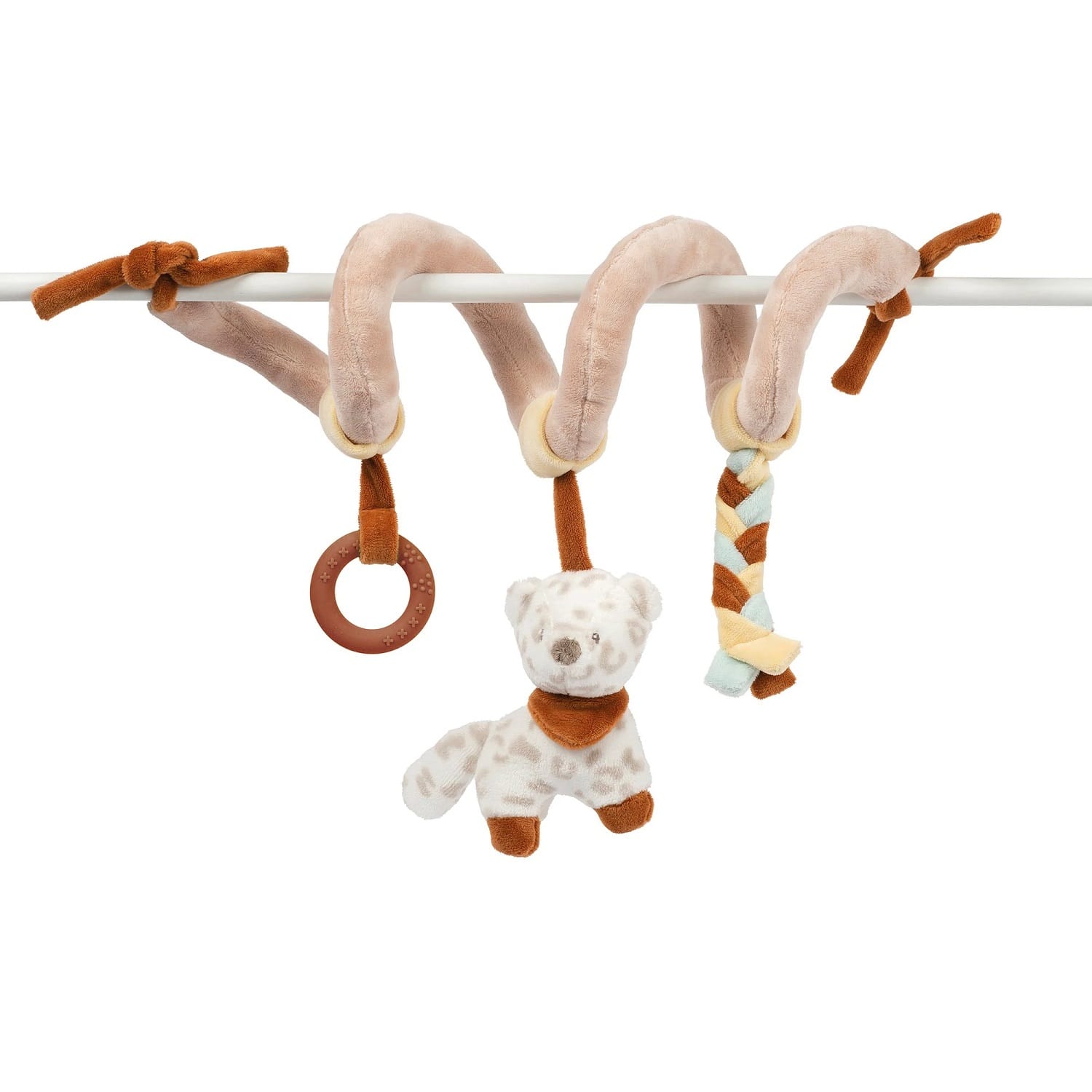 Spirale d'activités Cheval marron blanc jouet éveil bébé NATTOU