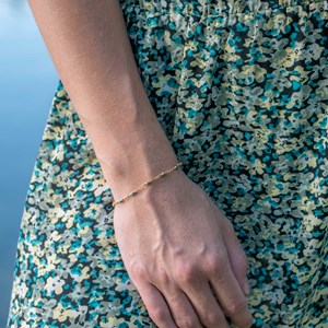 Bracelet bianca en pierres turquoise