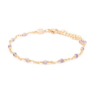 Bracelet bianca en pierres améthyste