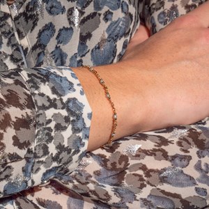 Bracelet bianca en pierres apatite