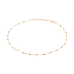 Collier bianca en pierres de soleil