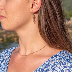 Pack bianca en pierres tanzanite