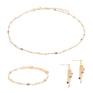 Pack bianca en pierres fluorite