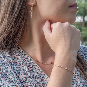 Pack bianca en pierres tourmaline