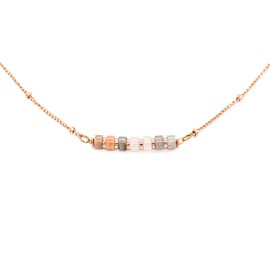 Collier piana en pierres de lune