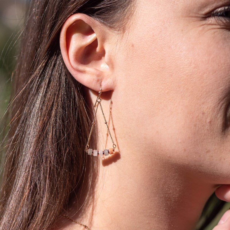 Boucles d'oreilles piana de lune