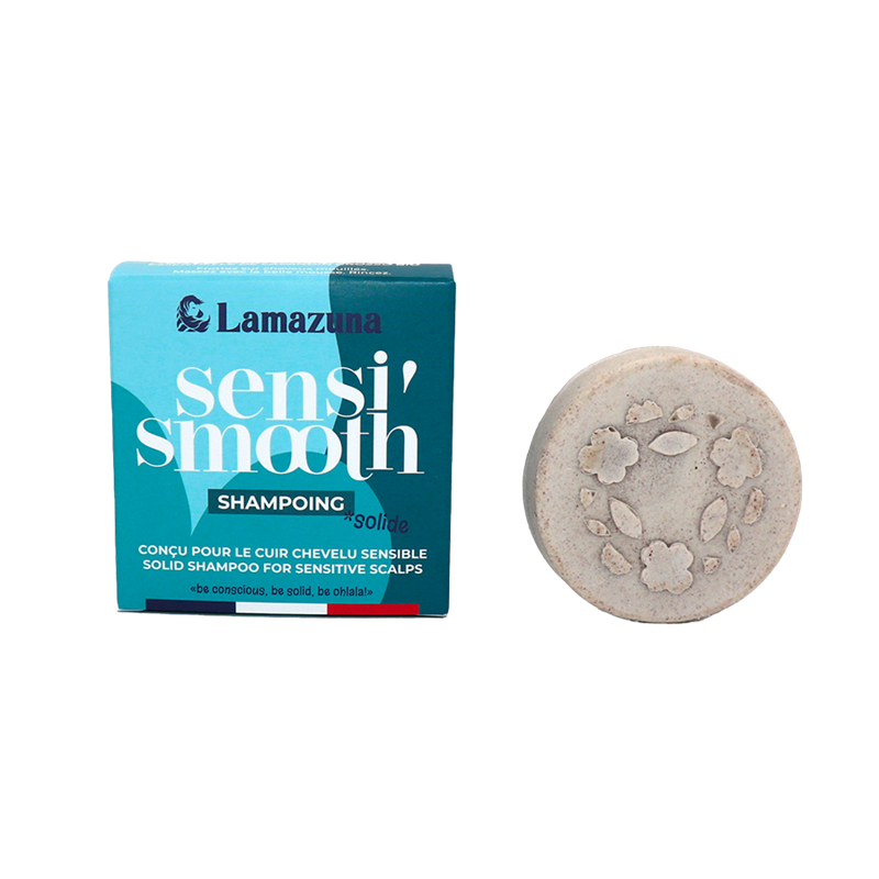 Shampoing solide pour cuir chevelu sensible lamazuna - sensi'smooth
