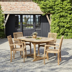 Salon de jardin en teck 4&nbsp;6 p