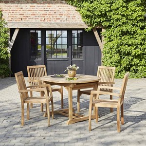 Salon de jardin en teck 4&nbsp;6 p