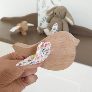 Paulette et sacha rougegorge - bois - c