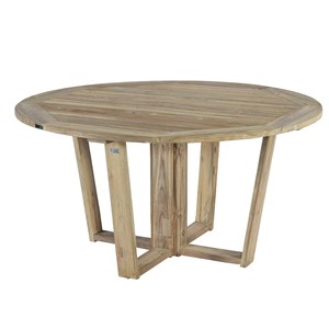 Table ronde teck recyclé 150 cm newhaven