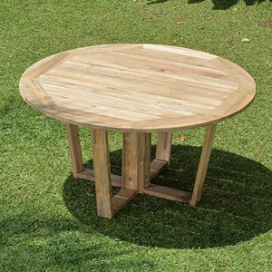 Table ronde teck recyclé 150 cm newhaven