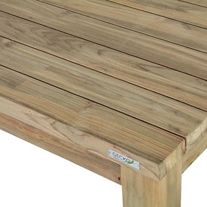 Table en teck recyclé 80 x 80 cm callao