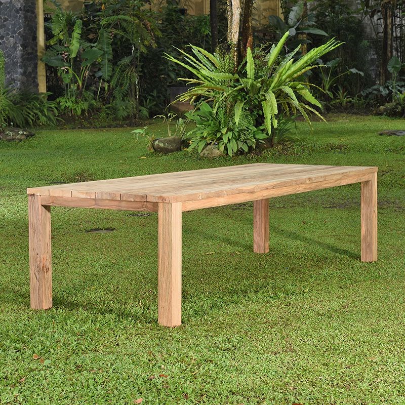 Gecko Jardin - Table en teck recyclé 240x100 cm callao